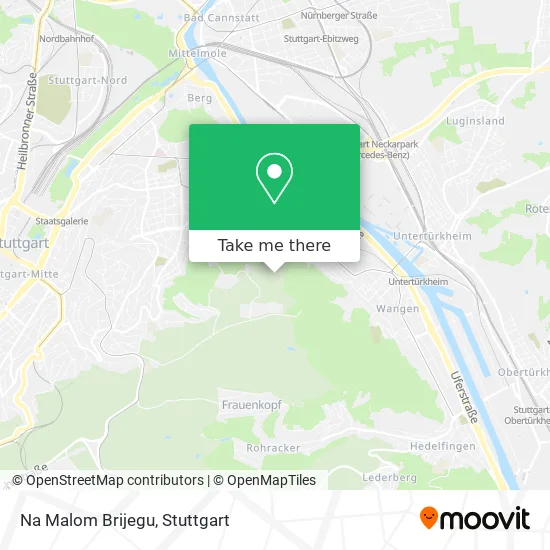 Карта Na Malom Brijegu