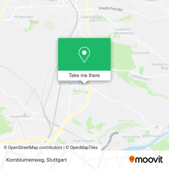 Карта Kornblumenweg