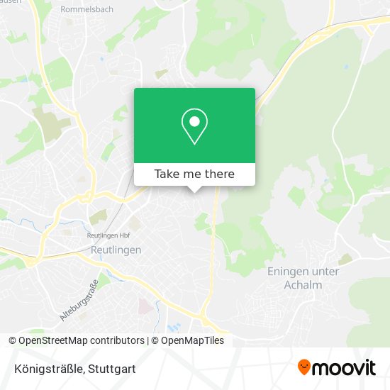 Königsträßle map