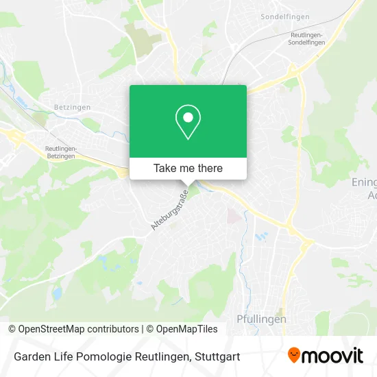Карта Garden Life Pomologie Reutlingen