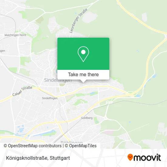 Карта Königsknollstraße