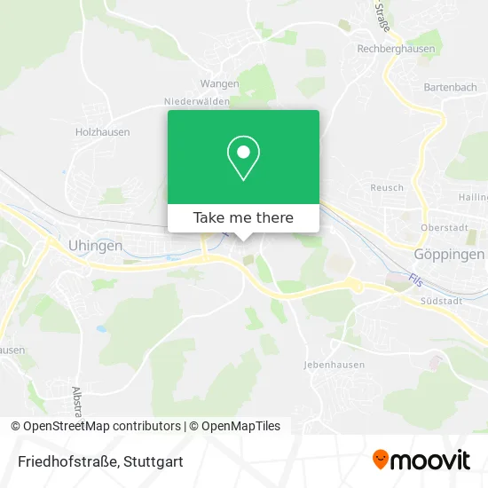 Карта Friedhofstraße