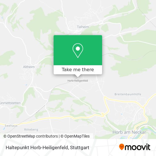Haltepunkt Horb-Heiligenfeld map