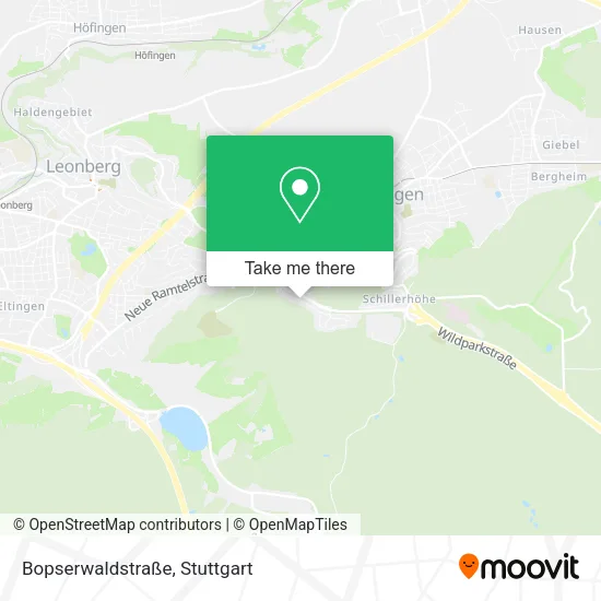 Карта Bopserwaldstraße