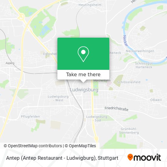 Antep (Antep Restaurant - Ludwigburg) map