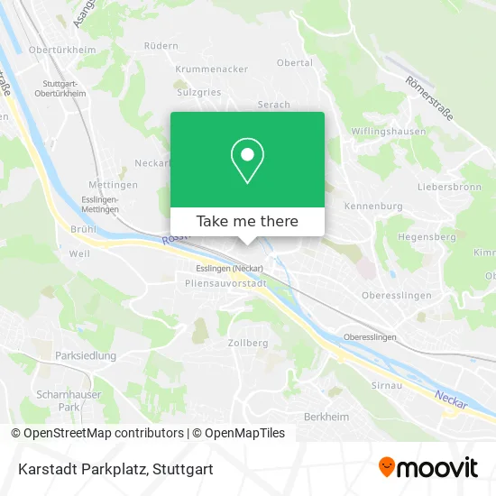 Карта Karstadt Parkplatz
