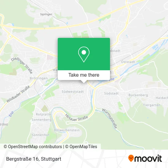 Bergstraße 16 map