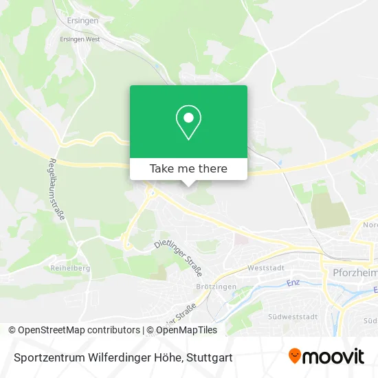 Карта Sportzentrum Wilferdinger Höhe