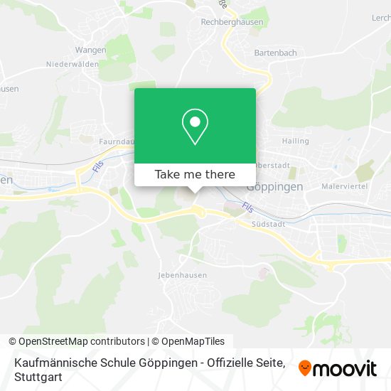Kaufmännische Schule Göppingen - Offizielle Seite map