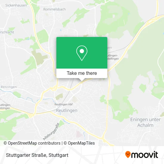 Карта Stuttgarter Straße