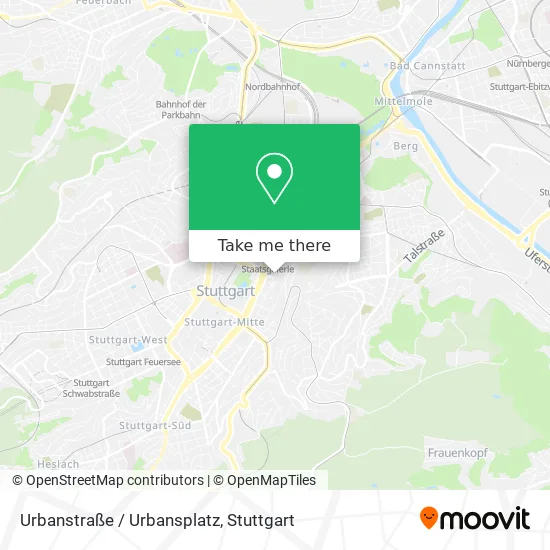 Карта Urbanstraße / Urbansplatz