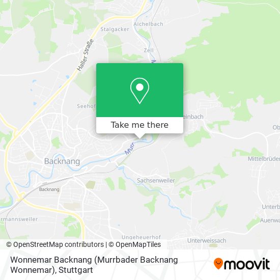 Карта Wonnemar Backnang (Murrbader Backnang Wonnemar)