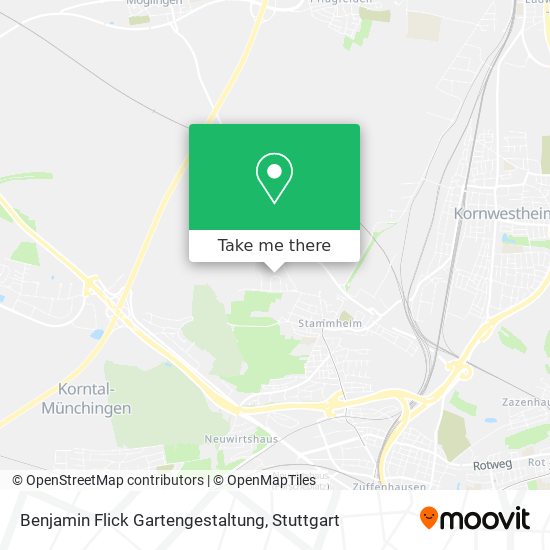 Benjamin Flick Gartengestaltung map