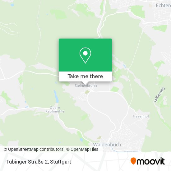Tübinger Straße 2 map