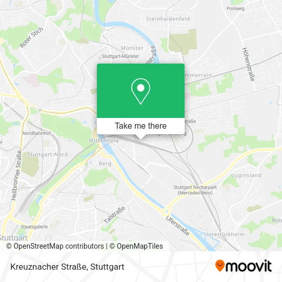 Карта Kreuznacher Straße