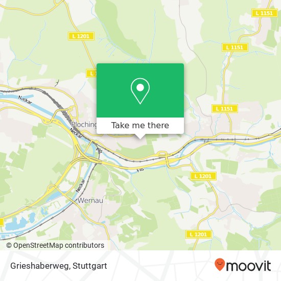 Grieshaberweg map