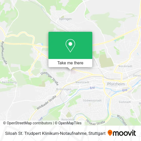 Карта Siloah St. Trudpert Klinikum-Notaufnahme