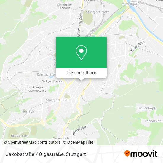 Карта Jakobstraße / Olgastraße