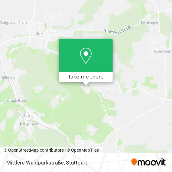 Карта Mittlere Waldparkstraße