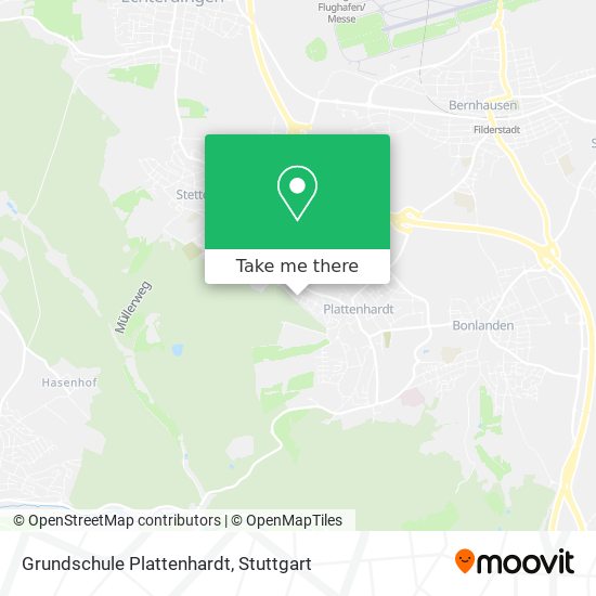 Grundschule Plattenhardt map