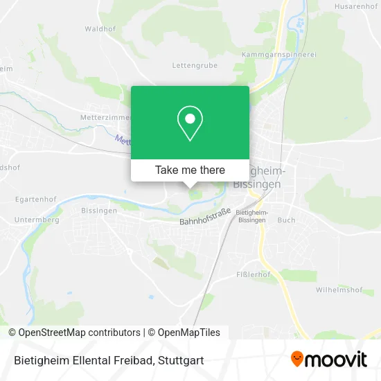 Bietigheim Ellental Freibad map