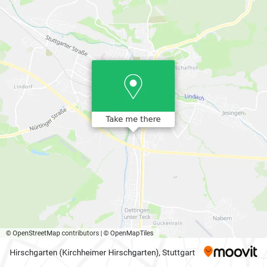 Карта Hirschgarten (Kirchheimer Hirschgarten)