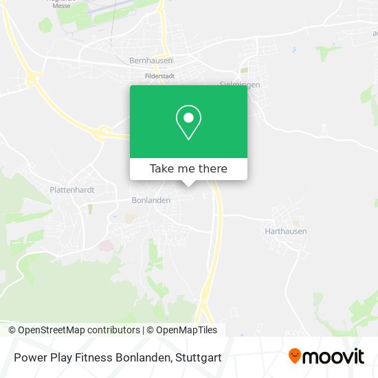 Карта Power Play Fitness Bonlanden