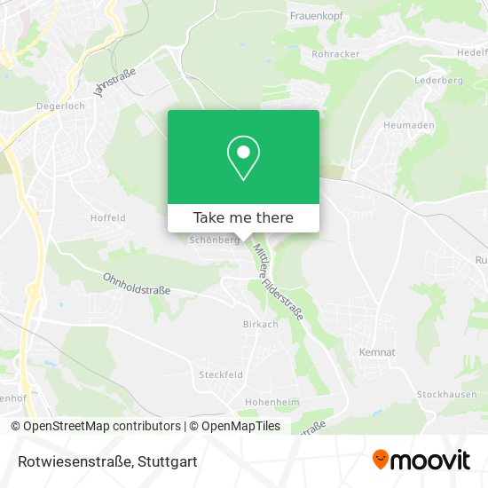 Карта Rotwiesenstraße