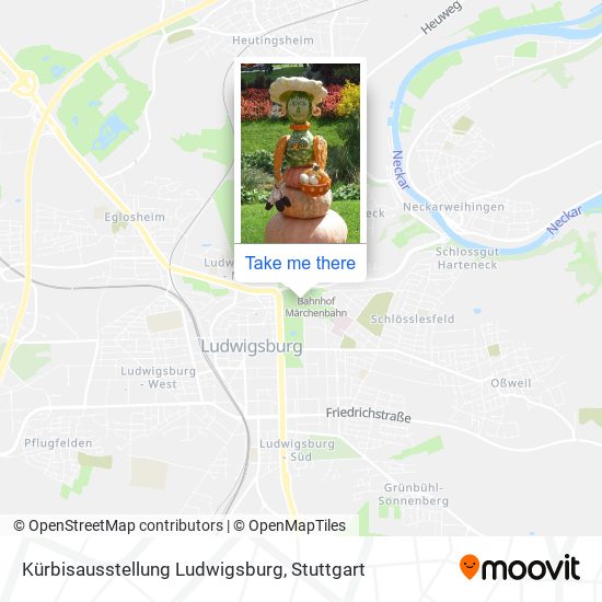 Карта Kürbisausstellung Ludwigsburg