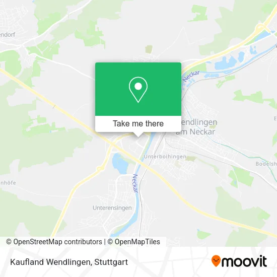 Карта Kaufland Wendlingen