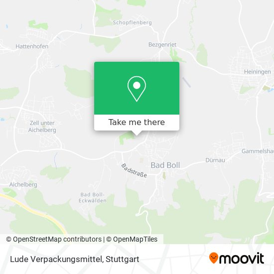 Lude Verpackungsmittel map