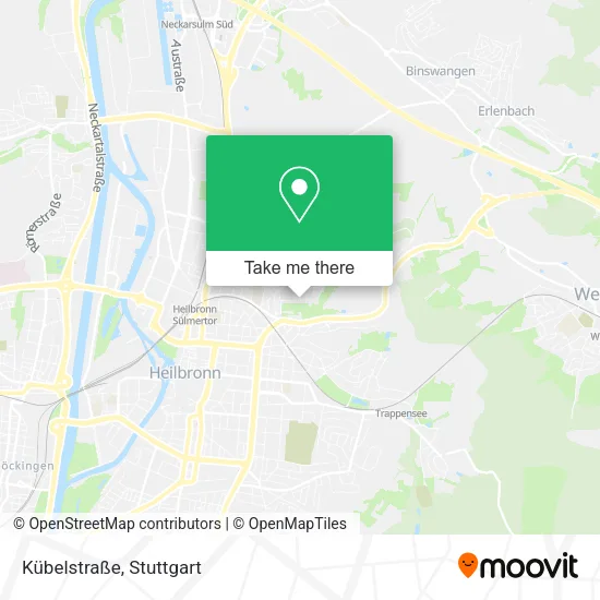 Карта Kübelstraße