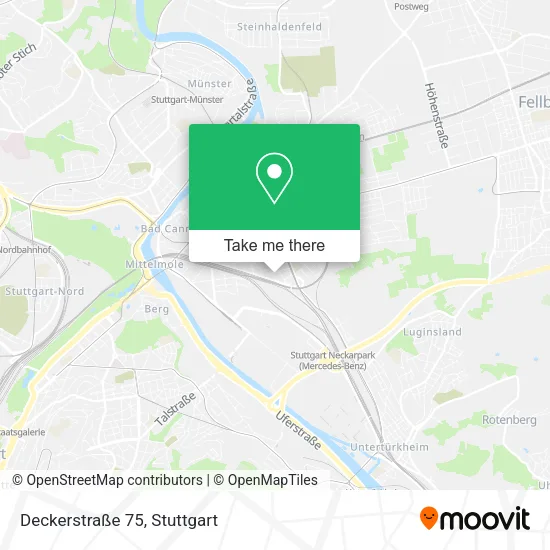 Карта Deckerstraße 75