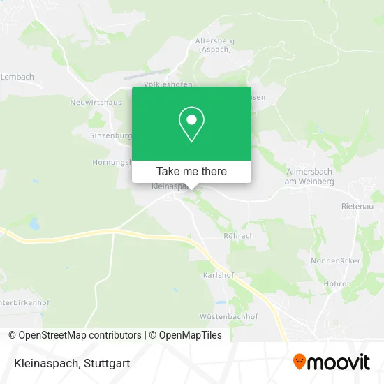 Карта Kleinaspach