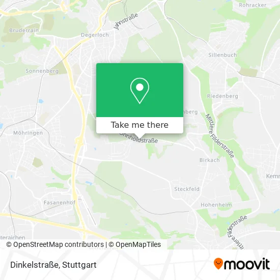 Карта Dinkelstraße