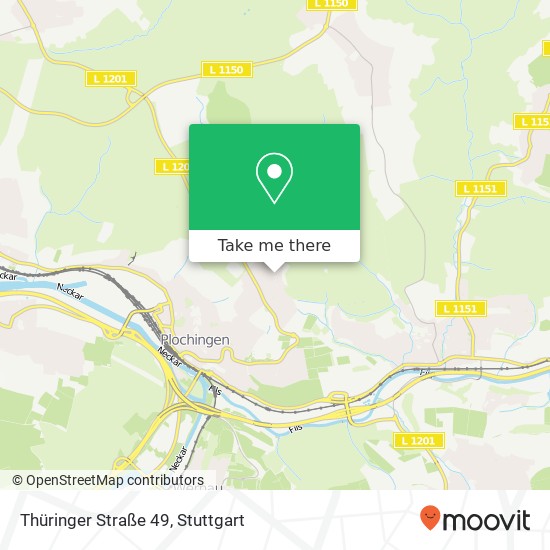 Thüringer Straße 49 map