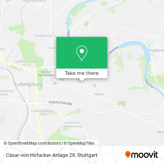 Карта Cäsar-von-Hofacker-Anlage 28