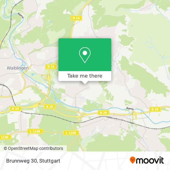 Brunnweg 30 map