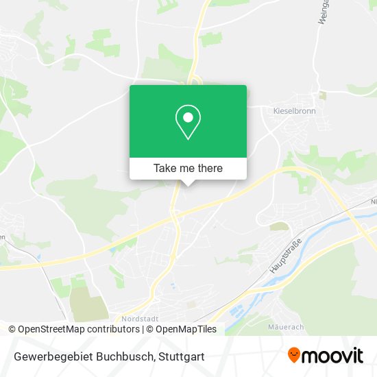 Gewerbegebiet Buchbusch map
