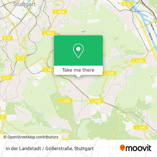 In der Landstadt / Göllerstraße map