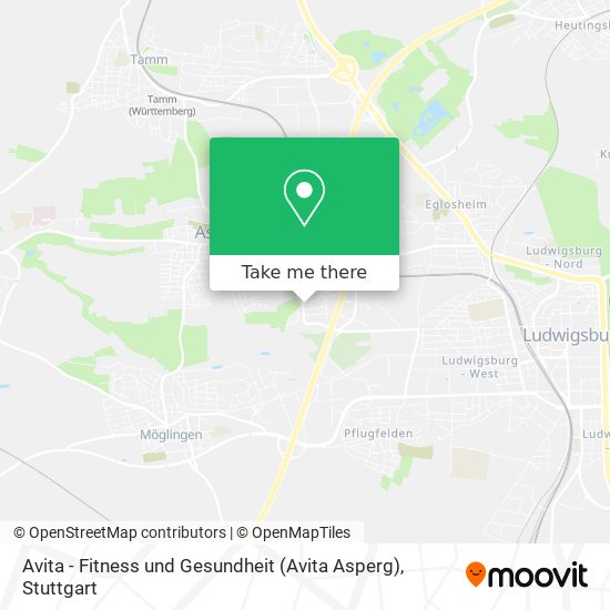 Avita - Fitness und Gesundheit (Avita Asperg) map