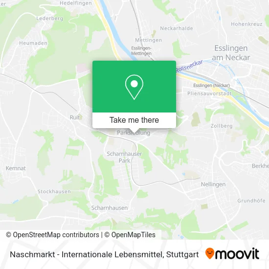 Карта Naschmarkt - Internationale Lebensmittel