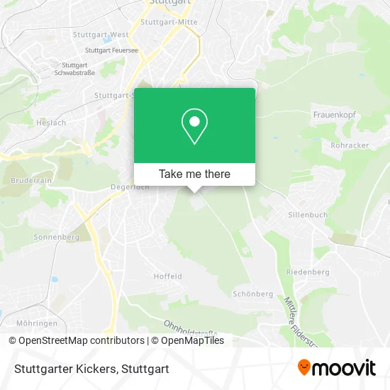 Карта Stuttgarter Kickers