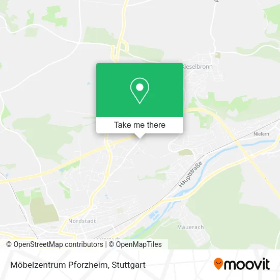 Карта Möbelzentrum Pforzheim