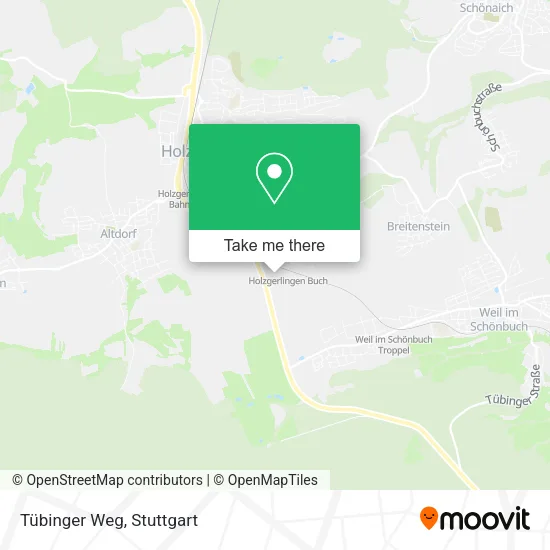 Карта Tübinger Weg