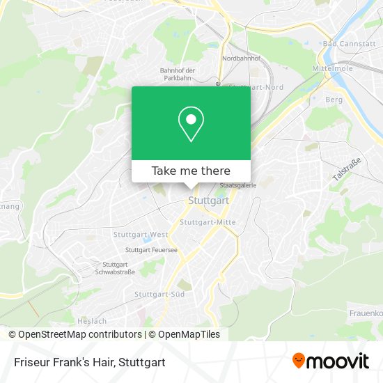Friseur Frank's Hair map