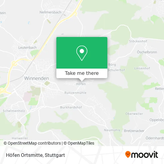 Карта Höfen Ortsmitte