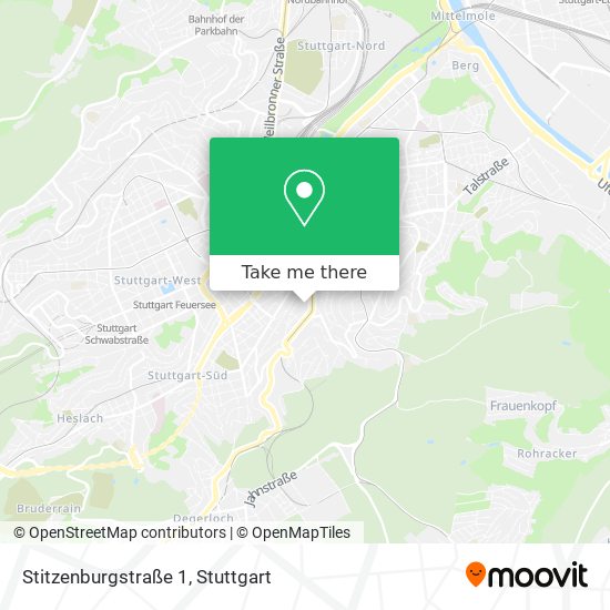 Stitzenburgstraße 1 map