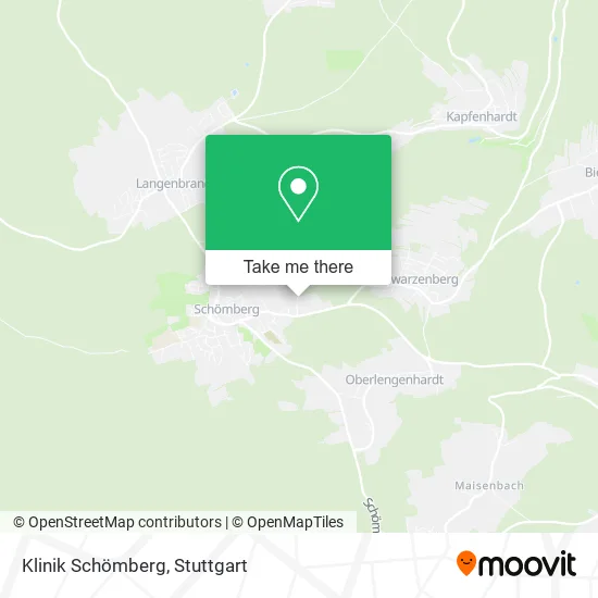 Карта Klinik Schömberg