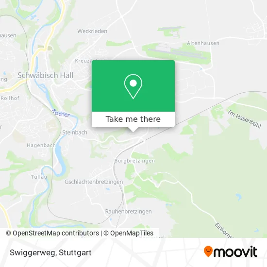 Swiggerweg map